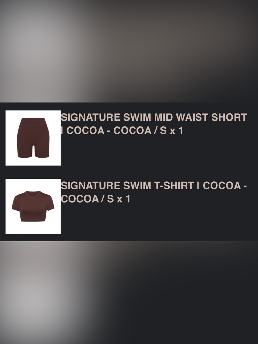 SKIMS Brown Swim Set! 5 pieces! 3 tops 2 bottoms - Picture 3 of 16